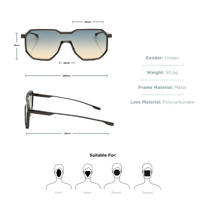 QUE METAL AVIATOR - SMALL