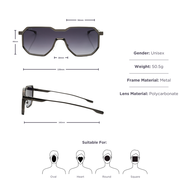 QUE METAL AVIATOR - SMALL - Que Universe