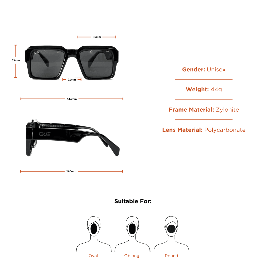 QUE BOLD FRAME - LARGE - Wayfarer - Que Universe