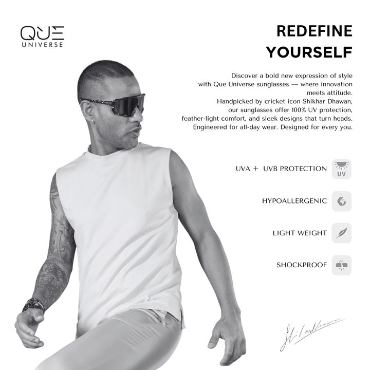 QUE COCO GLAZE : OVERSIZED - Wayfarer - Que Universe