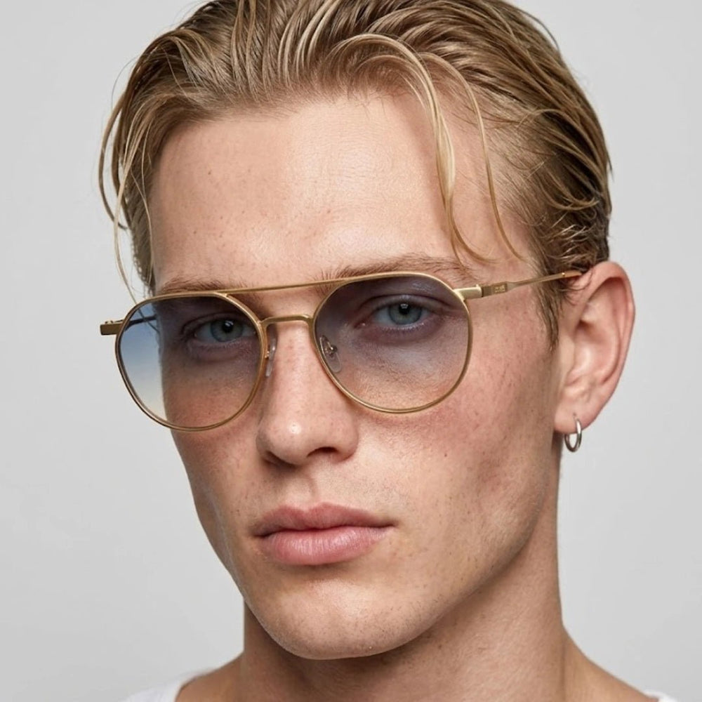 QUE GOLD METAL - MEDIUM - Clubmaster - Que Universe