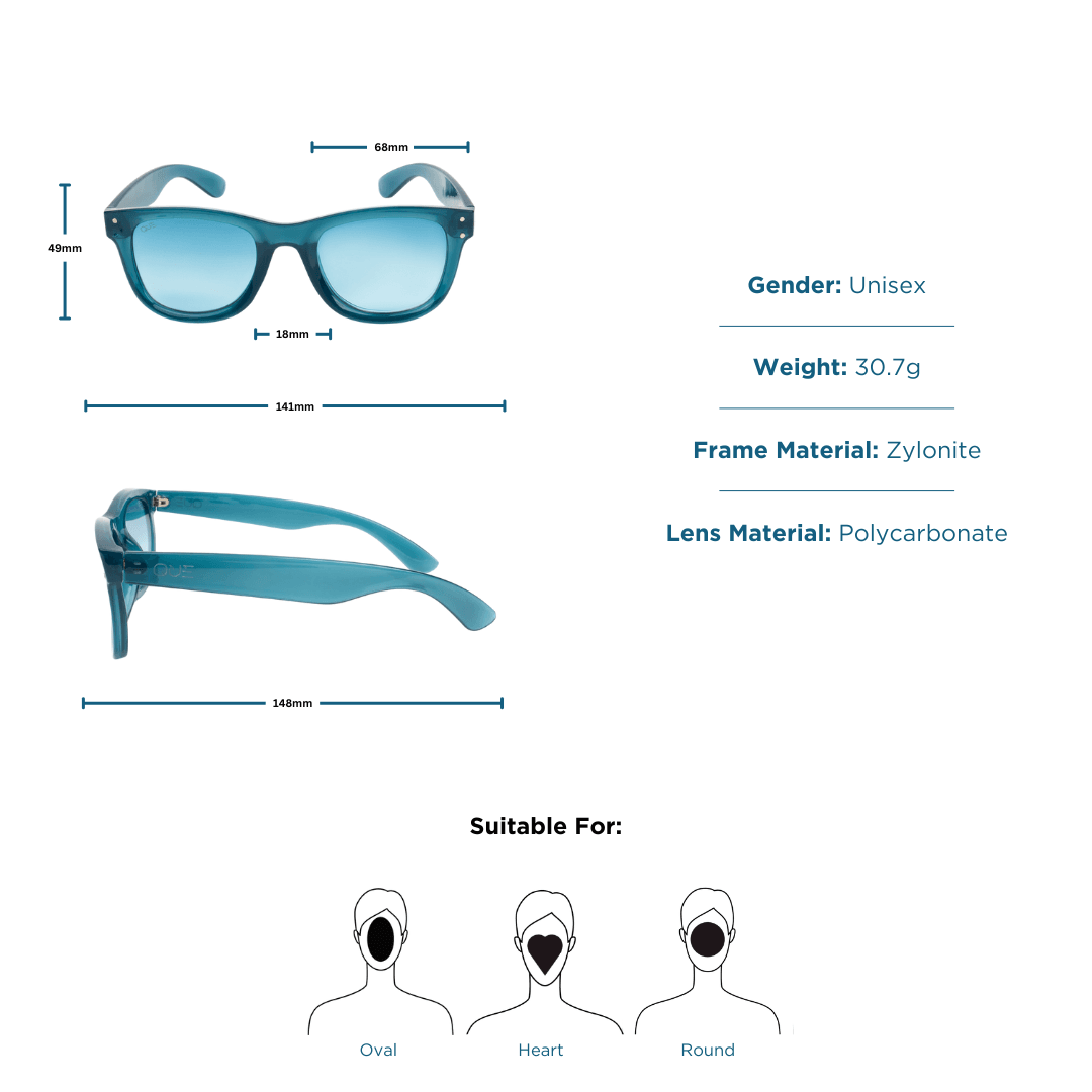 QUE STUDDED SQUARE - Wayfarer - Que Universe